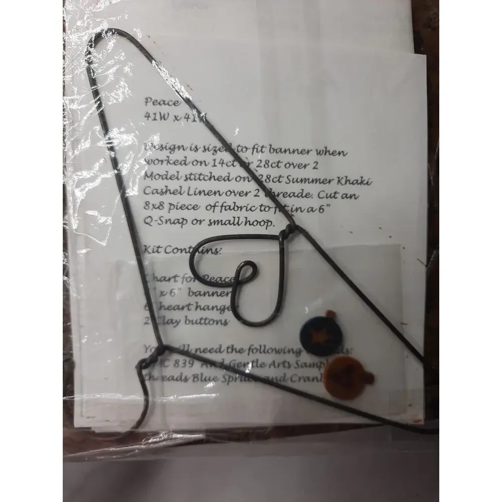 Abbey Lane Designs Stitch N Tuck Banner Kit Peace